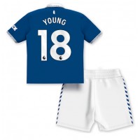 Dres Everton Ashley Young #18 Domáci pre deti 2023-24 Krátky Rukáv (+ trenírky)